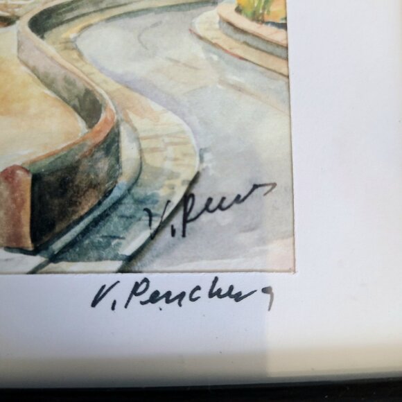 Original watercolor painting. Signed by artist. - Picture 4 of 5